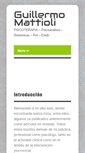 Mobile Screenshot of guillermomattioli.com