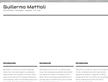 Tablet Screenshot of guillermomattioli.com